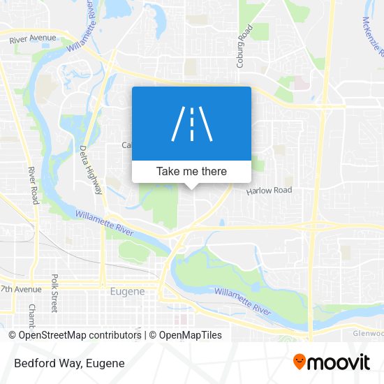 Mapa de Bedford Way