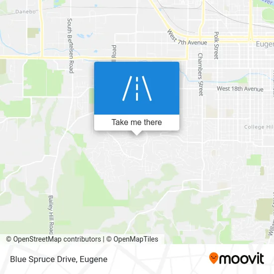 Blue Spruce Drive map