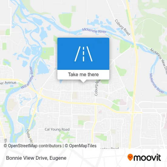 Bonnie View Drive map
