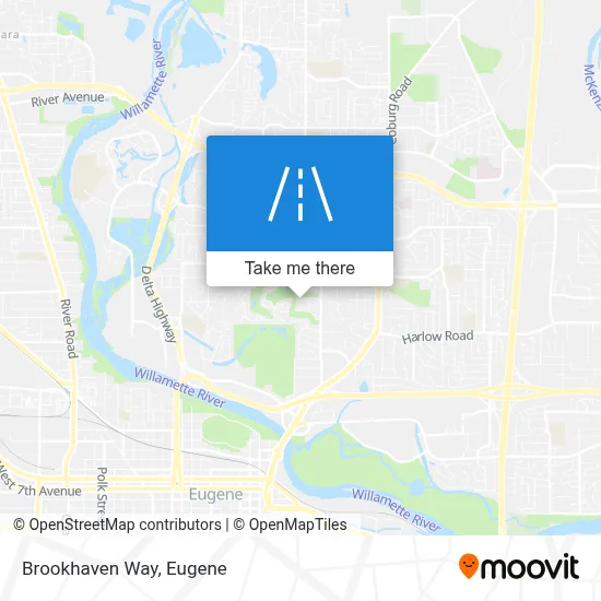 Brookhaven Way map