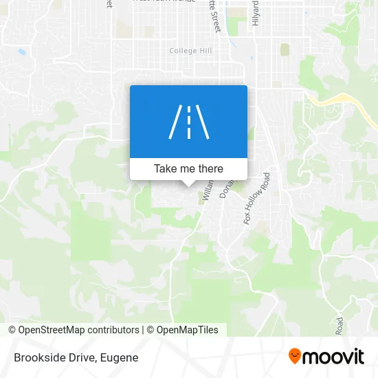 Brookside Drive map