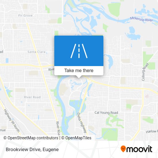 Brookview Drive map