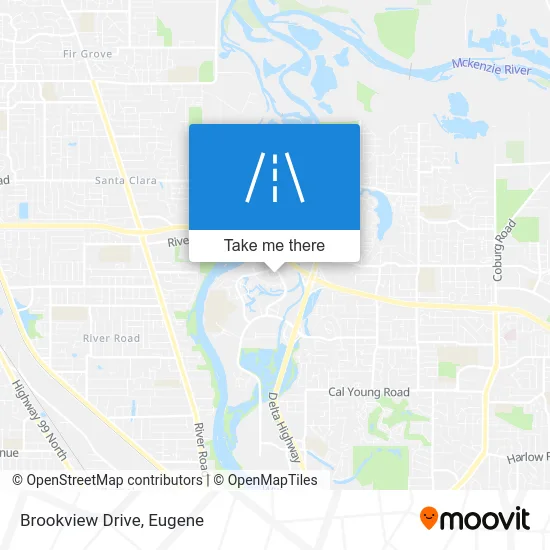 Brookview Drive map