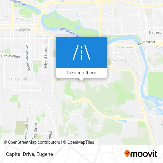 Capital Drive map
