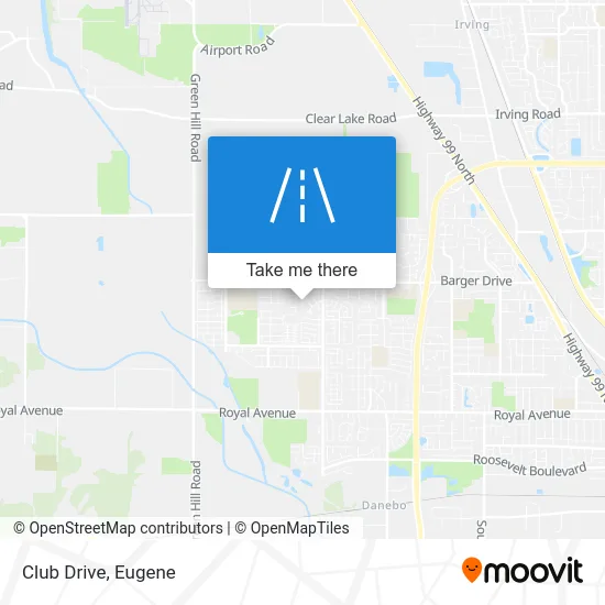 Club Drive map