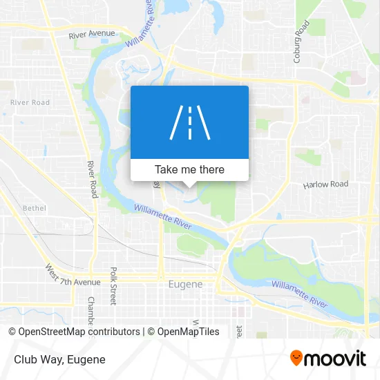 Club Way map