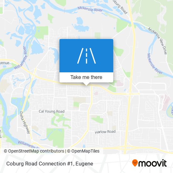 Coburg Road Connection #1 map