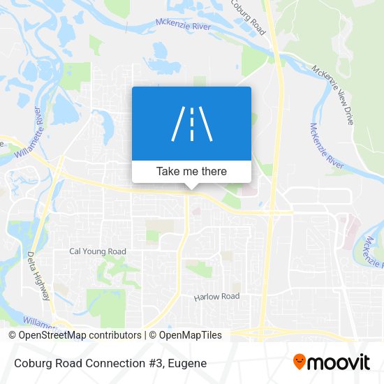 Coburg Road Connection #3 map