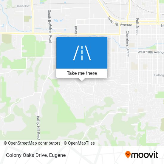 Mapa de Colony Oaks Drive
