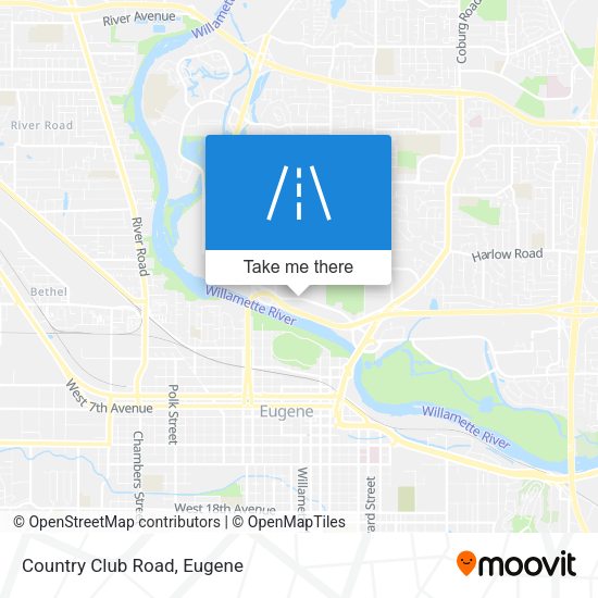Mapa de Country Club Road
