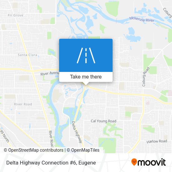 Delta Highway Connection #6 map