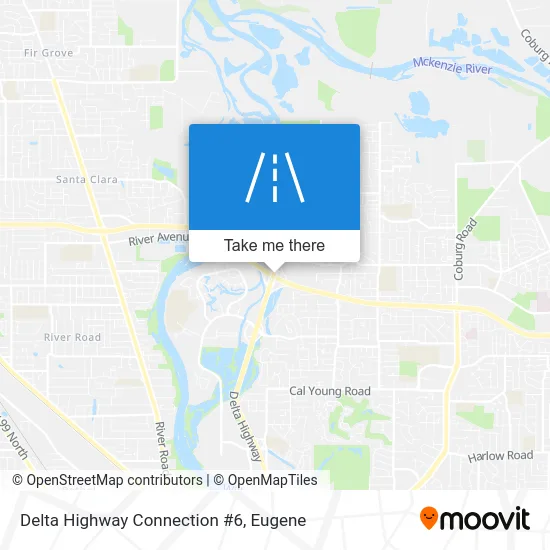 Delta Highway Connection #6 map
