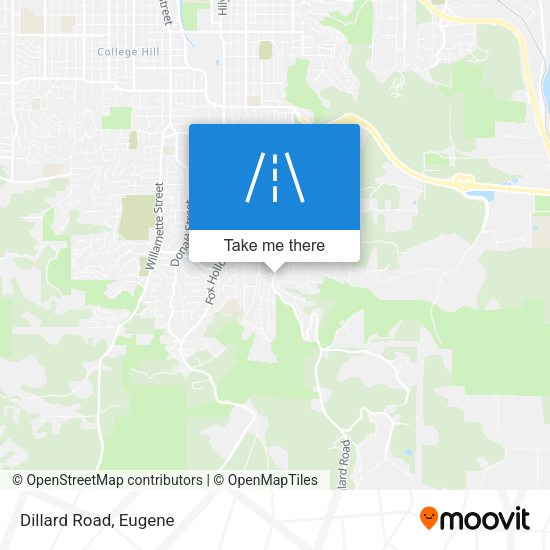 Mapa de Dillard Road