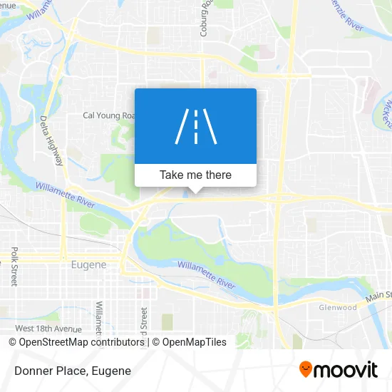 Mapa de Donner Place