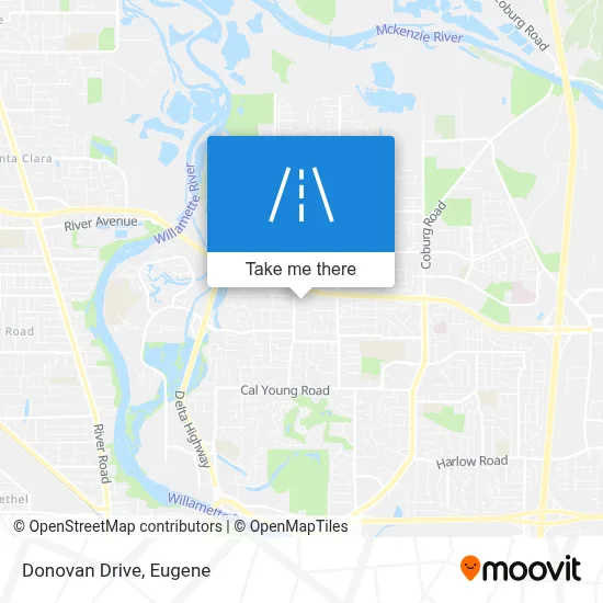 Donovan Drive map