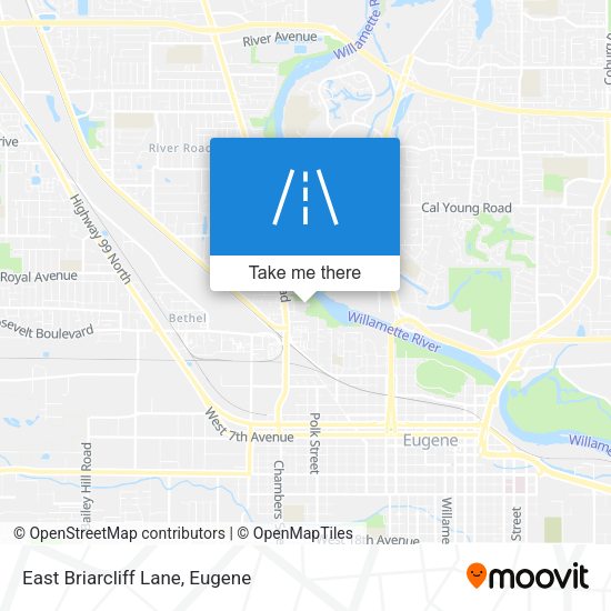 Mapa de East Briarcliff Lane