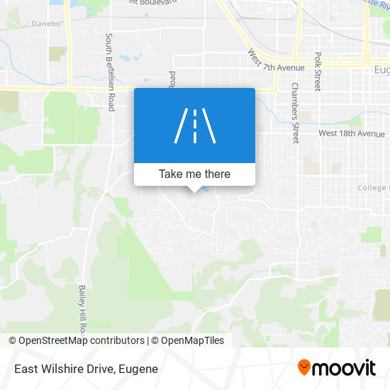 East Wilshire Drive map