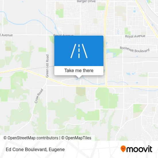 Ed Cone Boulevard map