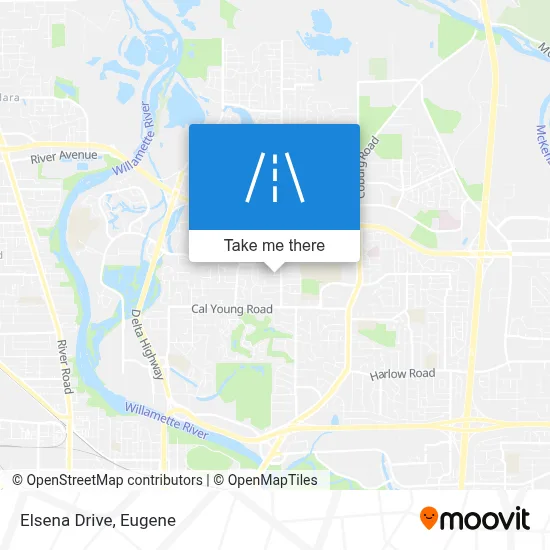 Elsena Drive map