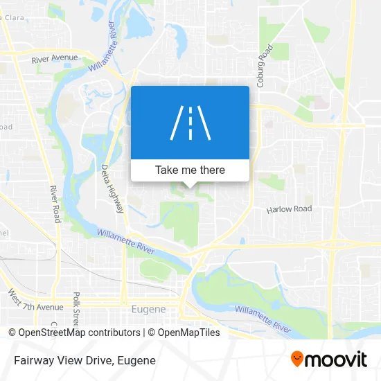 Fairway View Drive map