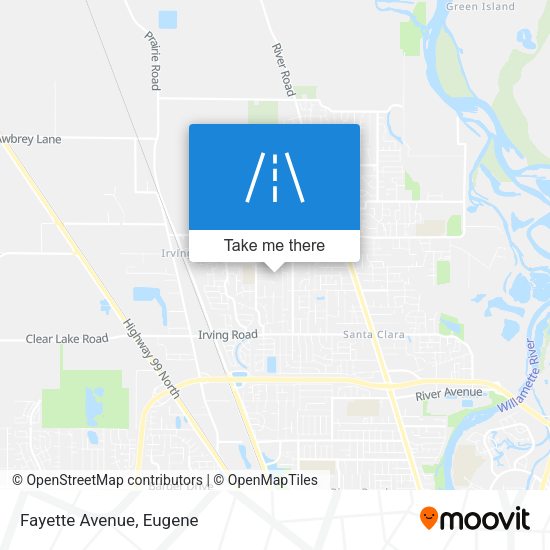 Mapa de Fayette Avenue