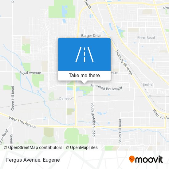 Mapa de Fergus Avenue