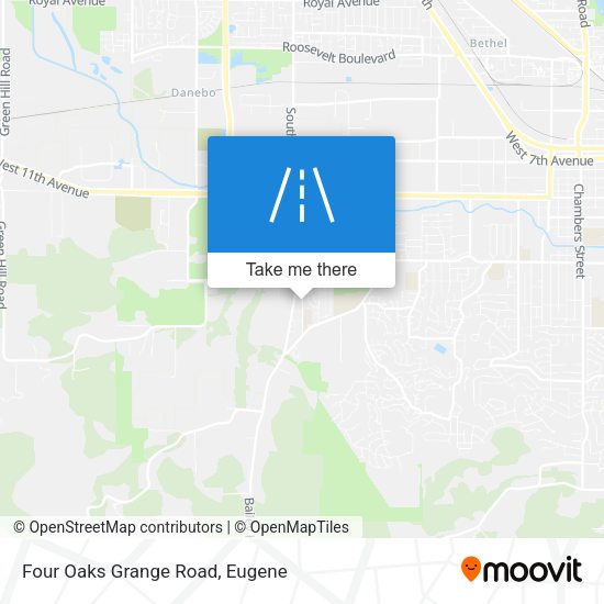 Four Oaks Grange Road map