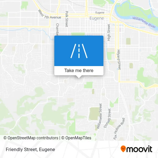 Friendly Street map