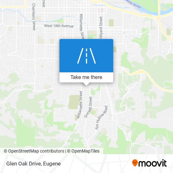 Glen Oak Drive map