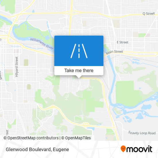 Glenwood Boulevard map