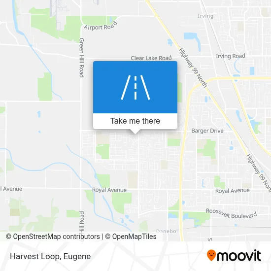 Harvest Loop map