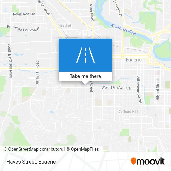 Mapa de Hayes Street