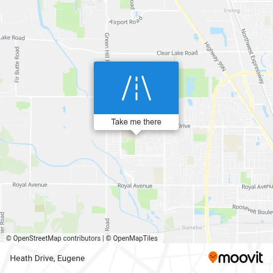 Heath Drive map