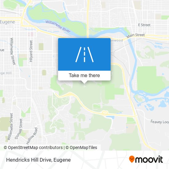 Hendricks Hill Drive map