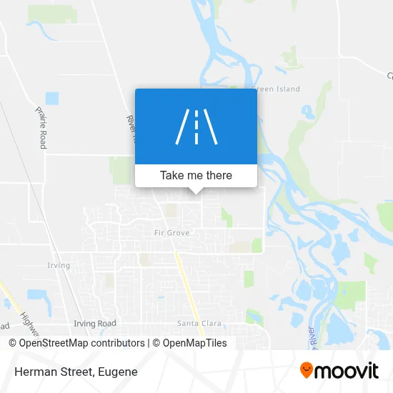 Herman Street map