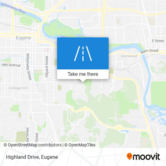 Highland Drive map