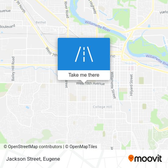 Mapa de Jackson Street