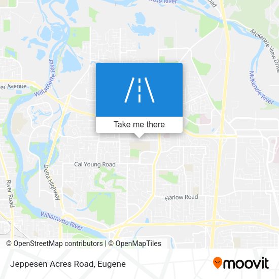 Mapa de Jeppesen Acres Road