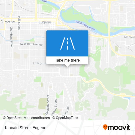 Mapa de Kincaid Street
