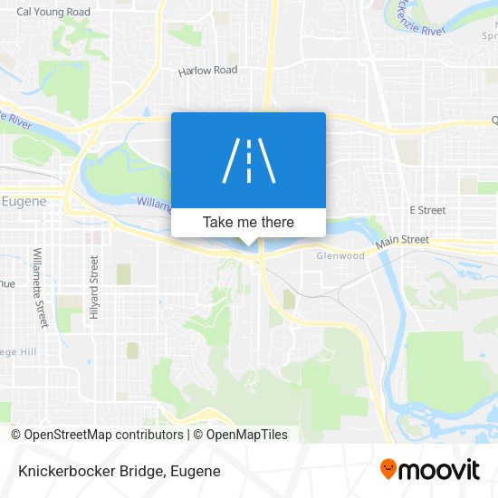 Mapa de Knickerbocker Bridge