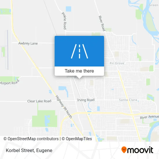 Mapa de Korbel Street