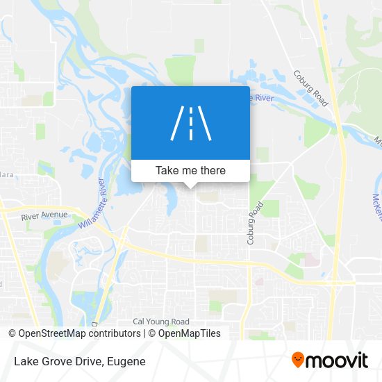 Lake Grove Drive map