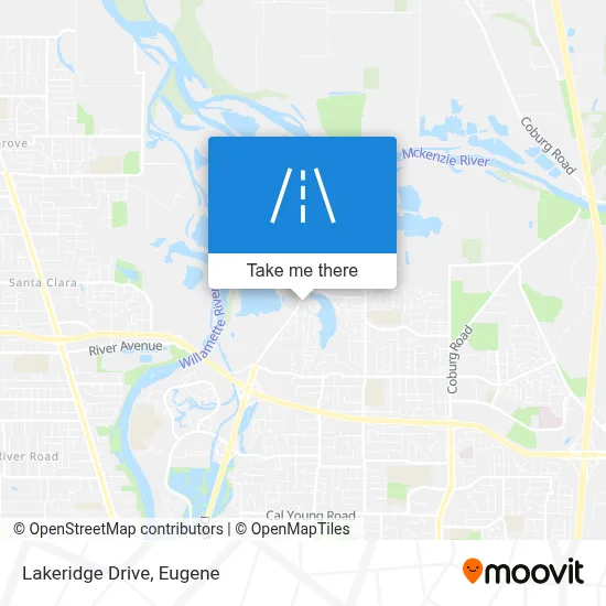 Lakeridge Drive map