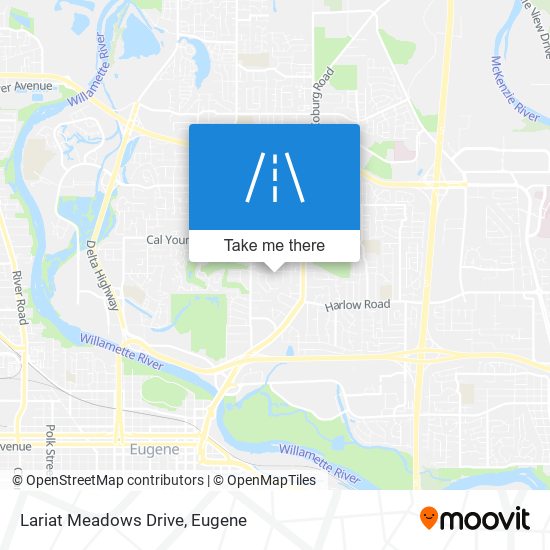 Lariat Meadows Drive map