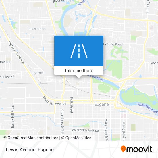 Mapa de Lewis Avenue