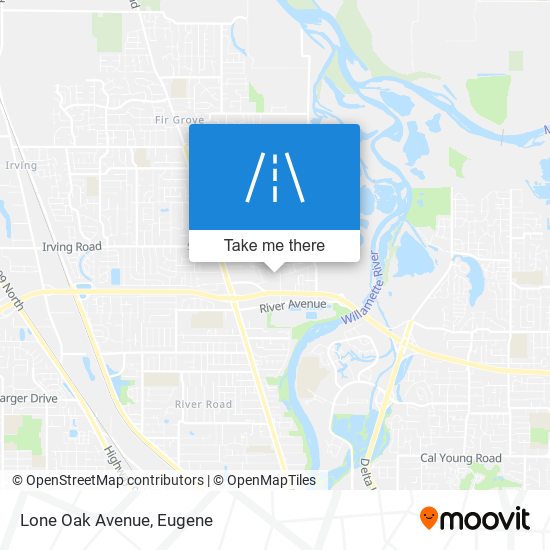 Lone Oak Avenue map