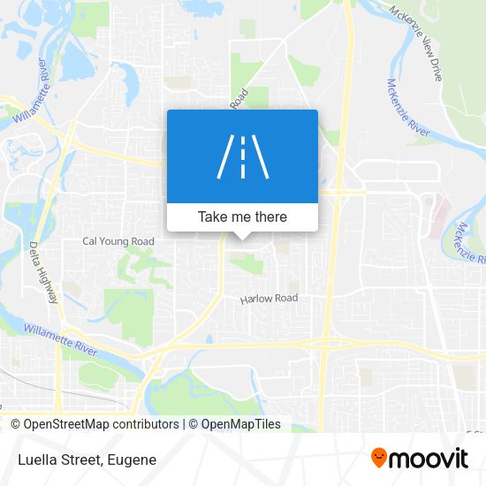 Mapa de Luella Street