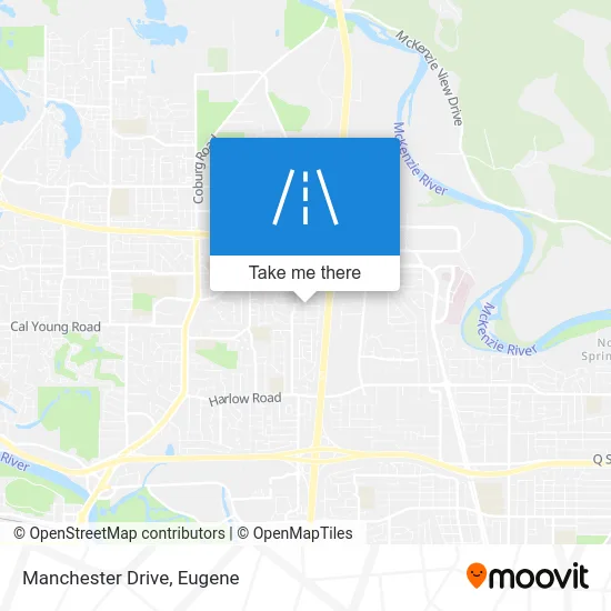 Manchester Drive map