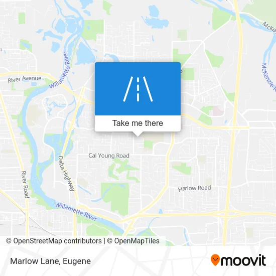 Mapa de Marlow Lane