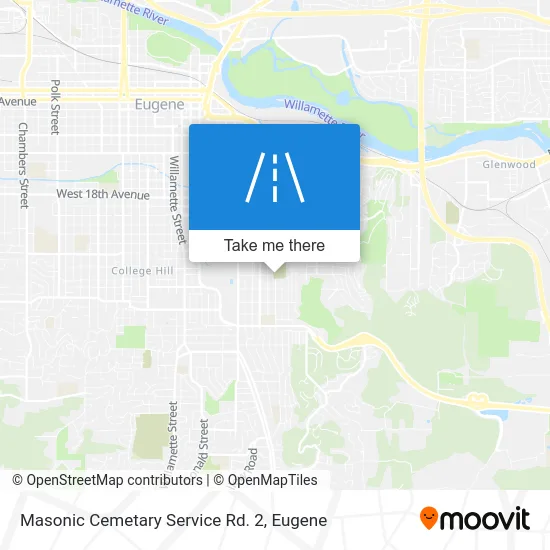 Masonic Cemetary Service Rd. 2 map